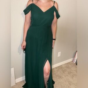 Birdy grey bridesmaid gown